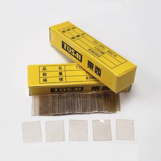 천연 운모 1000개 0.1mm 0.07mm 투명 운모 절연 시트 고온 내성 AFM SEM 사각 플레이트