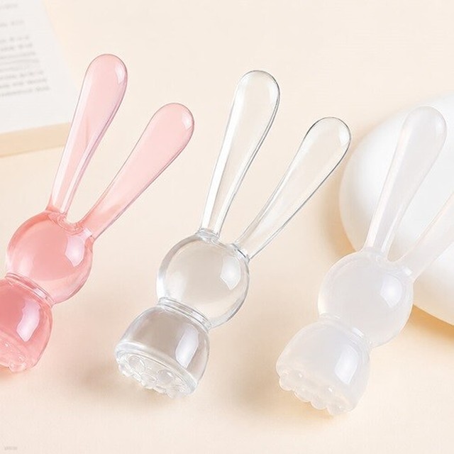 영롱한 토끼 괄사 마사지기 승모근 바디 몸 두피 얼굴 괄사 마사지 경락 지압 안마 안마기