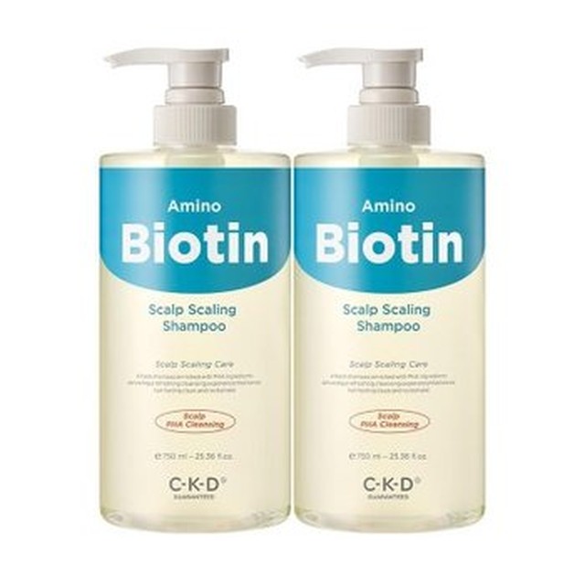 [텐바이텐] 씨케이디 아미노비오틴 두피각질 샴푸 750ml x 2 대용량 벌크