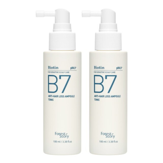 포레스트스토리 B7 약산성 탈모 헤어토닉 100ml 2개