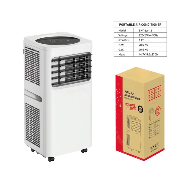 15년 경력 공장 생산 12000 BTU R290 리모컨 휴대용 에어컨 실내 이동식 에어컨 가정용 미니 쿨러