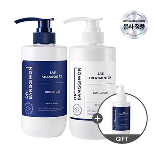 [닥터방기원] 랩 탈모샴푸RX480ml+트리트먼트480ml+RX 토닉 120ml 정수리냄새 개선[이마트몰]