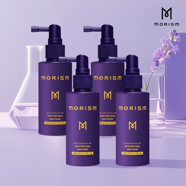 모리즘 스칼프 헤어 토닉 80ml 4통- 체험분 포함/ 탈모완화 에센스 탈모 영양