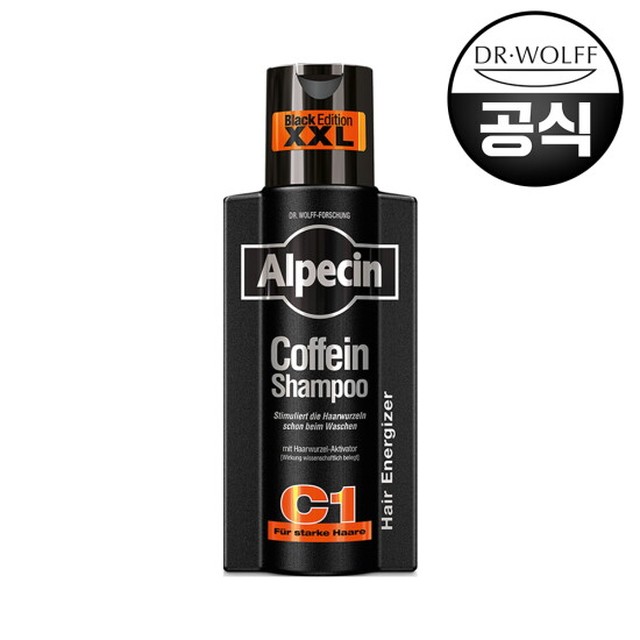 알페신 카페인 샴푸 C1 블랙 에디션 (모발 및 두피 강화) 375ml