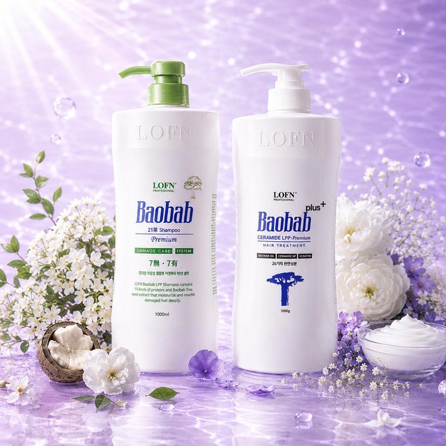 바오밥 LPP 국민 트리트먼트 플러스 1000ml + 건성샴푸 1000ml