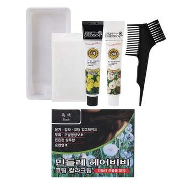 [기타] 발 312QRW64 윤기 보습을 함께 관리 흑색 헤어 염색약 80g[이마트몰]