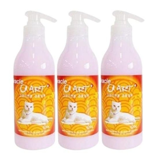 [반려] 올인원 3P 샴푸 셀프 보습 목욕 윤기 고양이 520ml