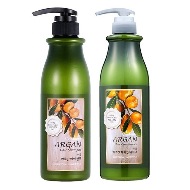 과일나라 컨퓸 아르간 샴푸 컨디셔너 750ml 2개 두피 모발 헤어케어