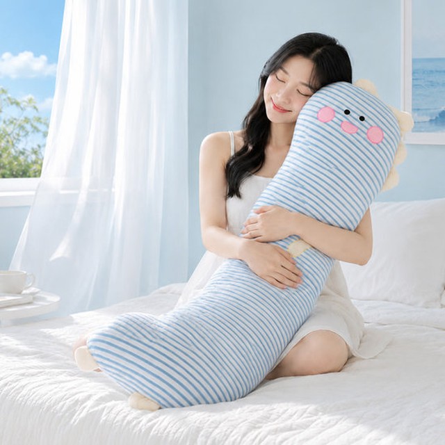 이솔홈 말랑쿨 애니멀 대형 냉감 바디필로우 안고자는 베개 롱쿠션