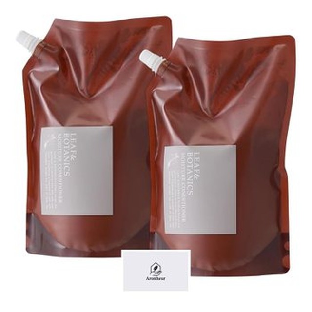 [기타] 리프 앤 보타닉스 모이스처 컨디셔너 리필 대용량 1200ml 2개 세트 Aronh