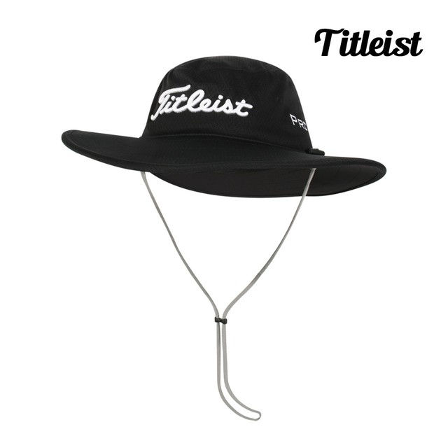 타이틀리스트 모자 투어 오지 버킷햇 골프모자 남성 블랙 TH24TAUS-01