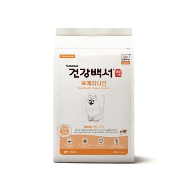 포메라이언사료 강아지사료 뉴트리나 포메라이언 건강백서 2kg