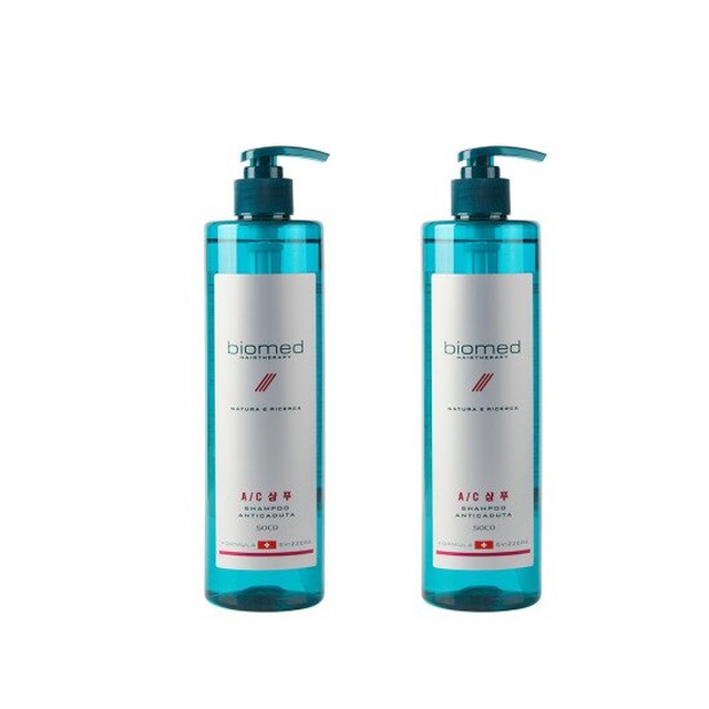바이오메드 AC 샴푸 500ml x 2개 지성두피 모근강화 샴푸