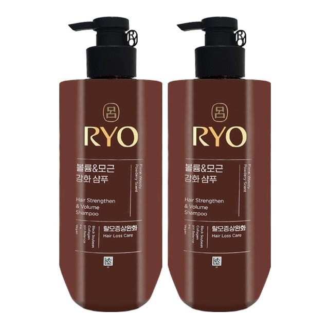 려 흑운 볼륨 앤 모근강화 샴푸 592ml x2