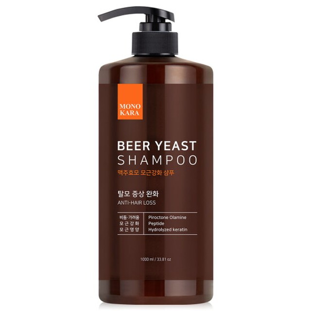 C2Y 모노카라 맥주효모 샴푸 1000ml 탈모 증상 완화