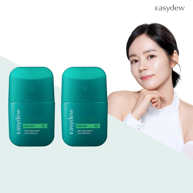 [ 이지듀 최초 탈모증상 완화 기 능 성 두피 앰플]대웅제약 이지듀 EGF 코어 이펙트 두피 앰플 기본패키지(2개)