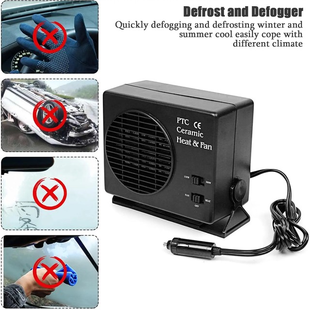 12V PTC 300W 에어 히터 자동차 난방 팬 제상기 제습기 증폭기 냉각 팬 SUV 트럭 RV 트레일러용 교체 히터