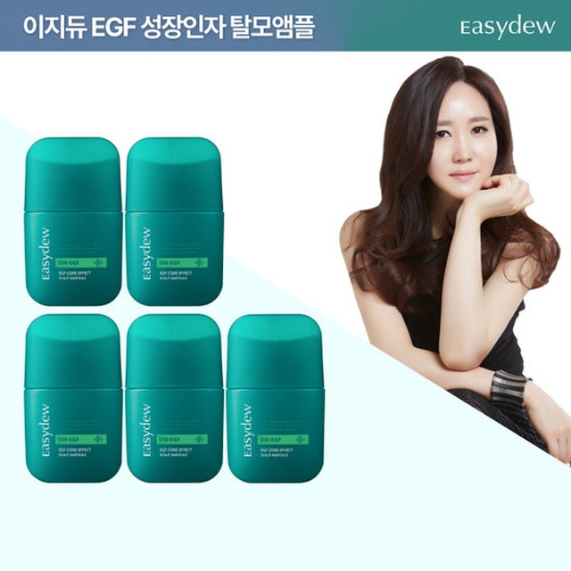 대웅제약 이지듀 코어 이펙트 스칼프 탈모앰플 80ml*5통 한창서 패키지