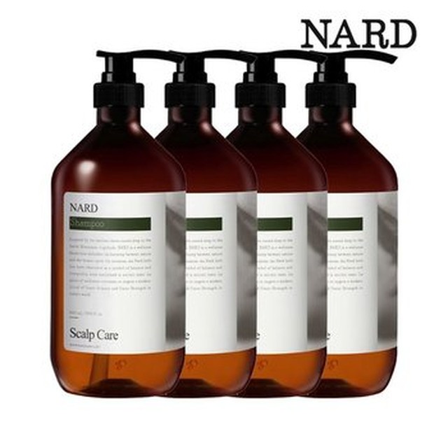 [기타] 히말라야 허브 나드 두피 비듬 딥클렌징 가려움 케어 샴푸 1000ml x4개[이마트몰]