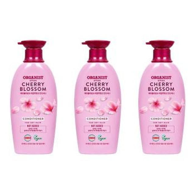 [셀러허브] 오가니스트 체리블라썸 수분영양 컨디셔너(비건) 500ml x 3개 (S18871671)[이마트몰] [18871671]