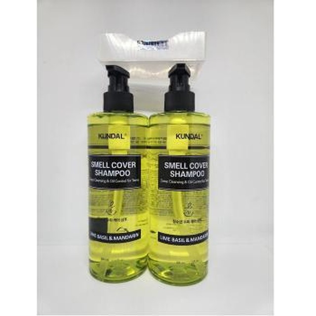 [셀러허브] [쿤달] 올데이 스멜커버 청소년샴푸 라임바질엔만디린향 400ml 1+1 총2개 (E44877358)[이마트몰] [44877358]