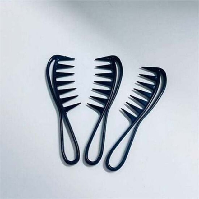 헤어 스타일링 빗 남성 넓은 간격 빗 곱슬머리 리젠트 파마빗 두피 정리