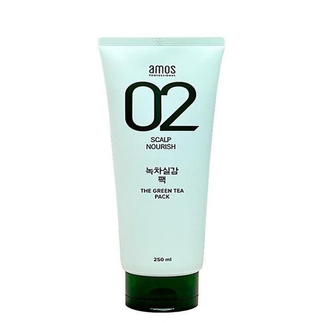 아모스 녹차실감 팩 250ml 두피 모발 케어 팩 x3SET(LC)