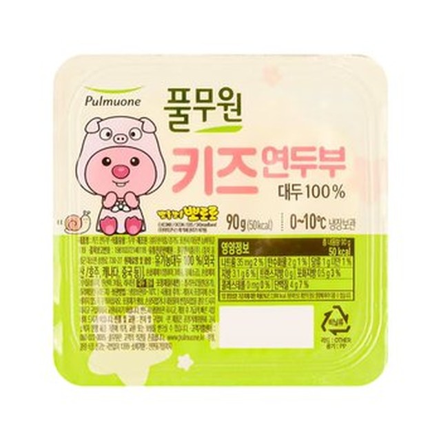 풀무원 뽀로로 키즈 연두부 90g x 3개[이마트몰] [풀무원 뽀로로 키즈 연두부 90g]