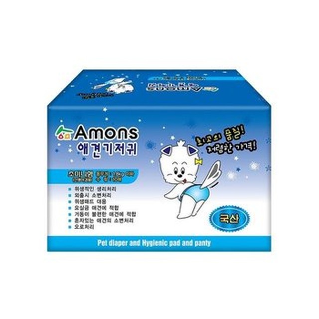 룽스_68 아몬스 암컷용 초미니 강아지배변패드 애견