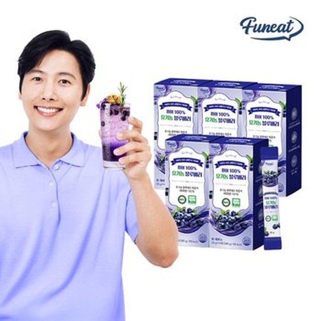 퓨어 100% NFC 유기농 블루베리즙 스틱 14포 x 5박스[이마트몰]