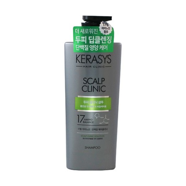 [보리보리] 베스트쇼핑 애경 케라시스 뉴 두피클리닉 샴푸 600ml (리뉴얼) x6개