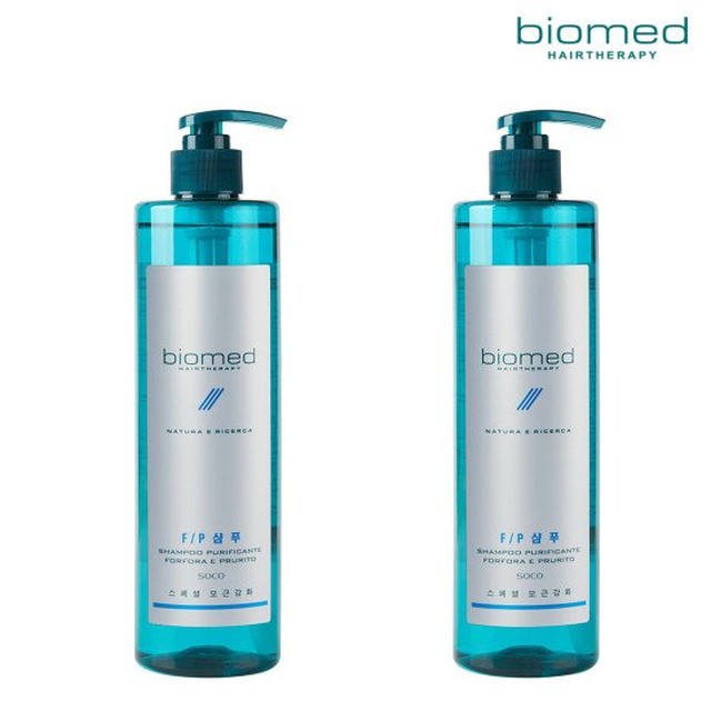 바이오메드 FP 샴푸 500ml x 2개 건성두피 마른 비듬샴푸