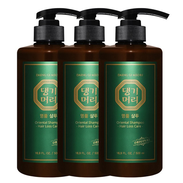 댕기머리 오리지널 명품 샴푸 500ml 3개 +할인쿠폰