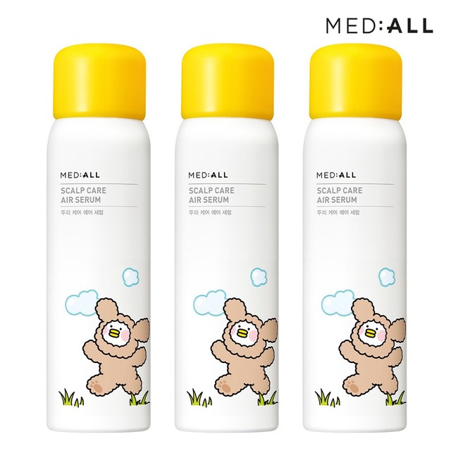 메디올 스칼프 두피케어 두피진정 에어 세럼 쿨링 스프레이 80ml 3개
