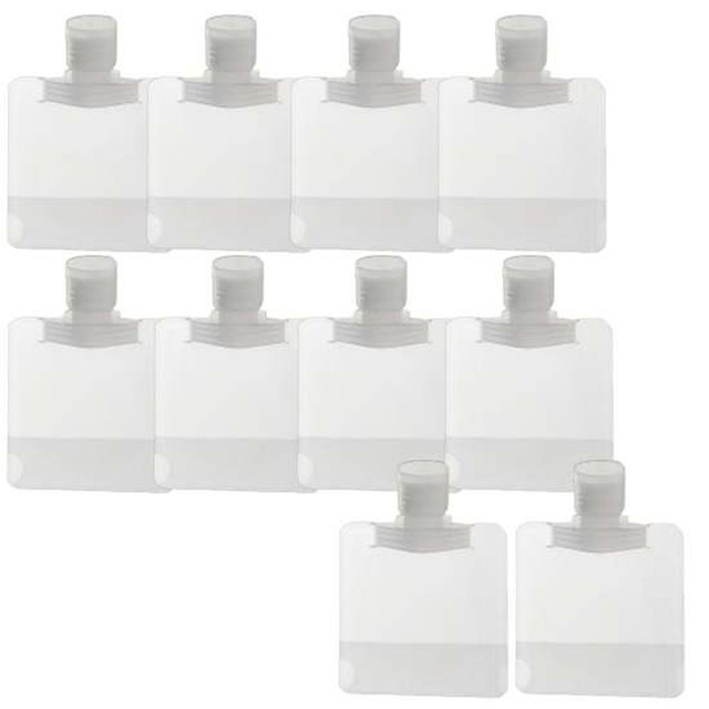 여행용 샴푸 로션 손세정제 30ml 투명파우치 10pcs
