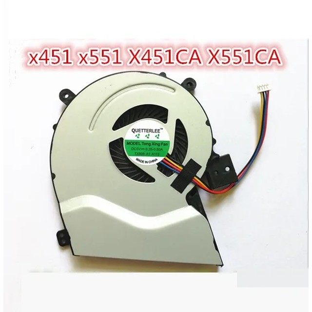 새로운 CPU 냉각 쿨러 팬, 노트북 냉각 패드, 아수스 X451 X451C X451CA X551 X551m X511C X551C X551CA X551MA 용