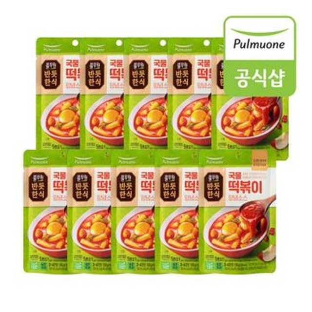 풀무원 반듯한식 국물떡볶이 양념소스(150g) x 10개[36189899][이마트몰] [41359]