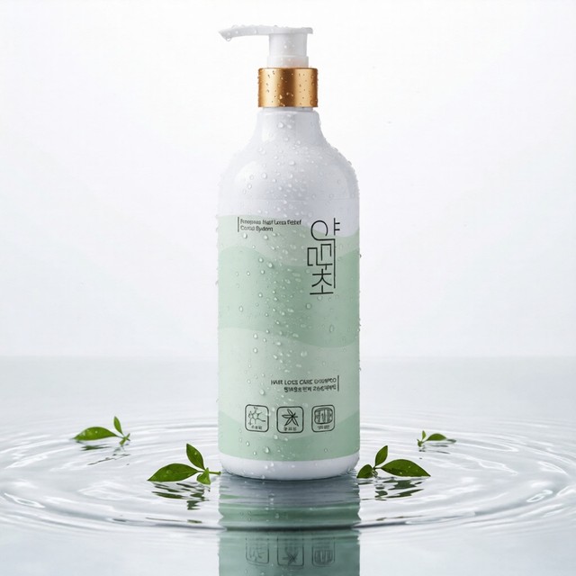 약담초 탈모증상완화 기능성 샴푸 500ml 두피보습 쿨링케어