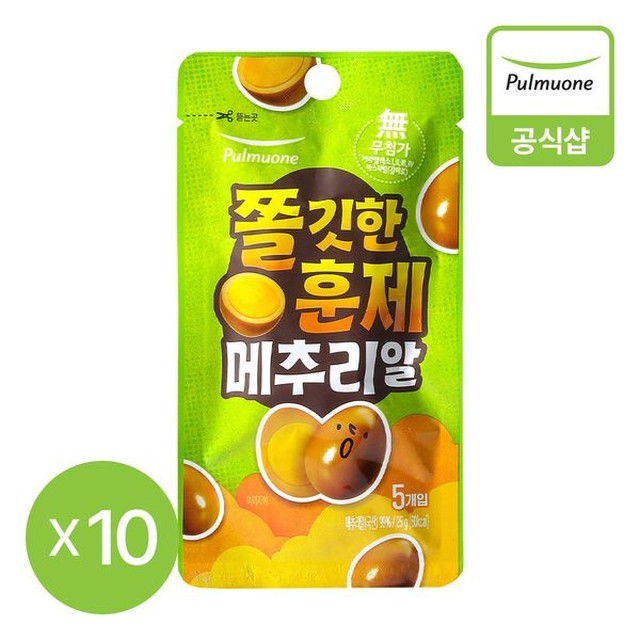 풀무원 풀무원 쫄깃한 훈제 메추리알 25g 10개