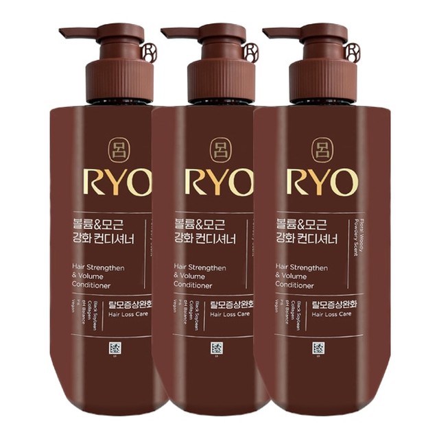 려 흑운 볼륨 앤 모근강화 컨디셔너 592ml x3