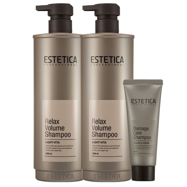 에스테티카 에스테티카 릴렉스 볼륨 샴푸 1500ml – 릴렉스 볼륨샴푸 1500ml+1500ml+데미지샴푸100ml