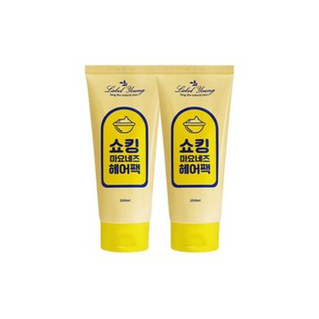 [라벨영] 미용실/단백질/대용량/극손상모영양/트리트먼트 쇼킹마요네즈헤어팩 2개[이마트몰]