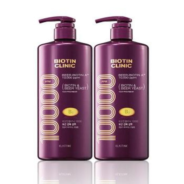 [셀러허브] 엘라스틴 비오틴클리닉 맥주효모 볼륨케어 샴푸 1000ml 2EA (S49660314)[이마트몰] [49660314]