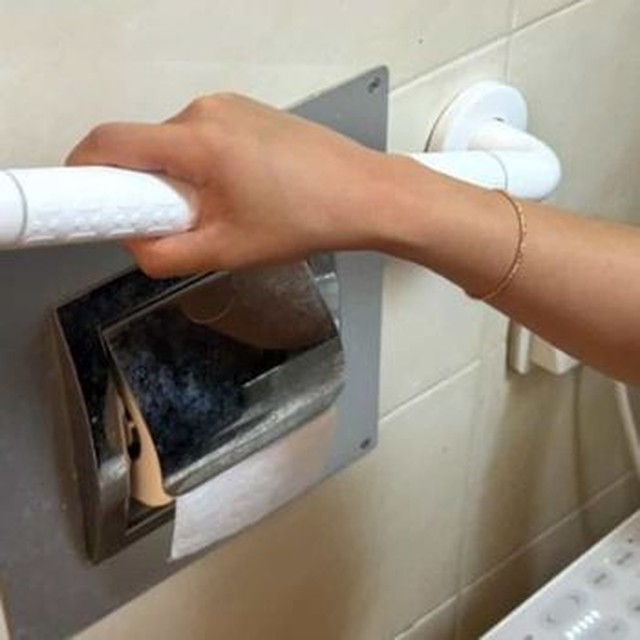 제이큐 욕실안전손잡이 장애인손잡이 노인손잡이 욕실 안전바 50cm