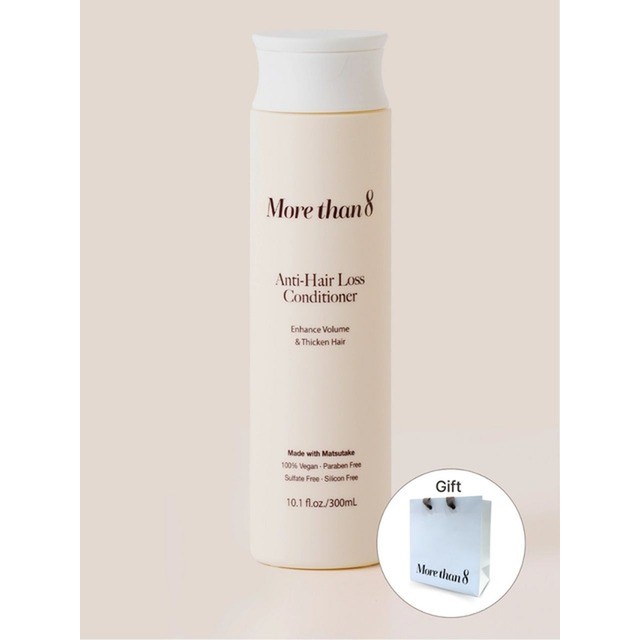 모어댄에잇/탈모 볼륨 컨디셔너 300ml/헤어케어 샴푸/린스