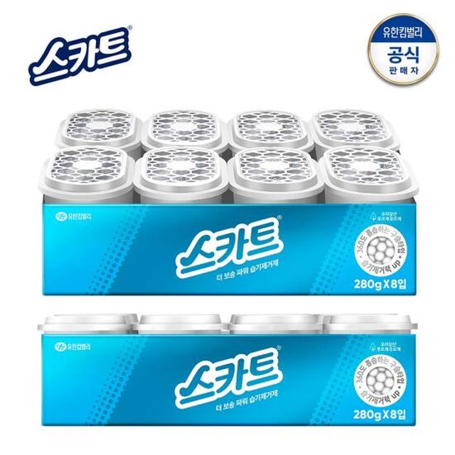 스카트 더 보송 파워 습기제거제 8P 2개