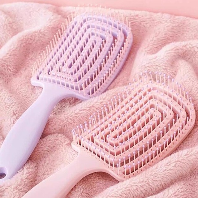1+1 디유 헤어 브러쉬 뿌리볼륨 드라이 빗 두피 모공 머리 마사지 샴푸 롤빗