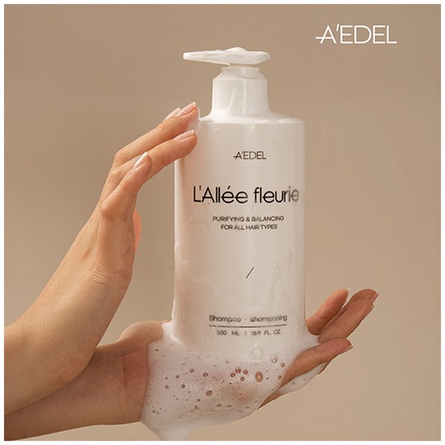 에이델 비건 세럼 탈모 퍼퓸 천연 단백질 미용실 샴푸 500ml