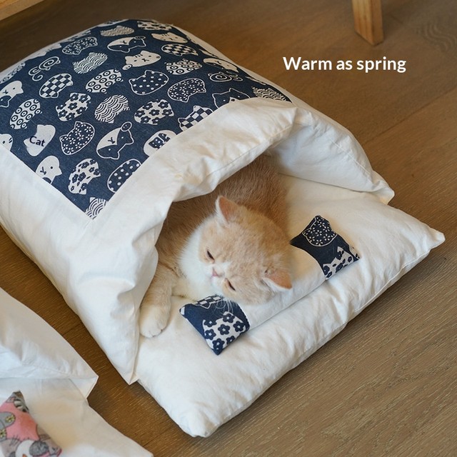 반려동물 용품 고양이 용품 고양이 침대 강아지 침대 고양이 침낭 밀폐형 고양이 담요 겨울용 따뜻한 반려동물 침대