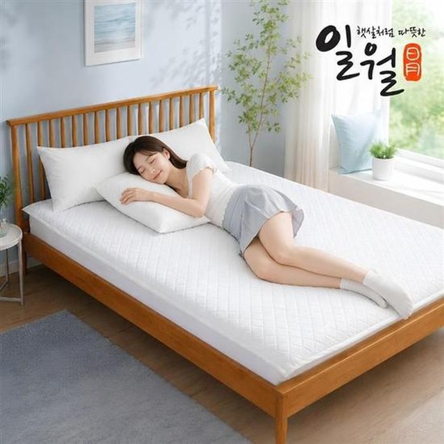 일월 쿨링 매쉬 냉감패드 여름 침대패드 아기 쿨매트 라지킹
